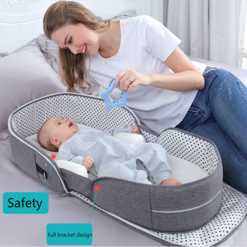 portable baby bed with net