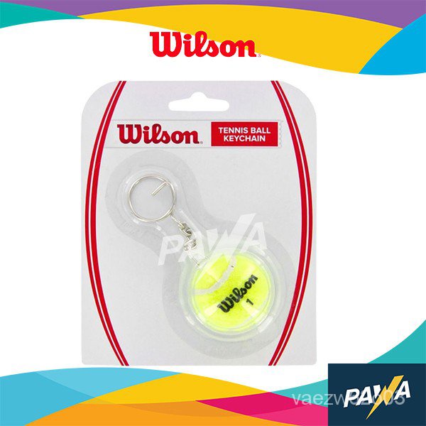 Wilson Tennis Ball Keychain Key Ring Souvenir (Metal Ring) BuiA
