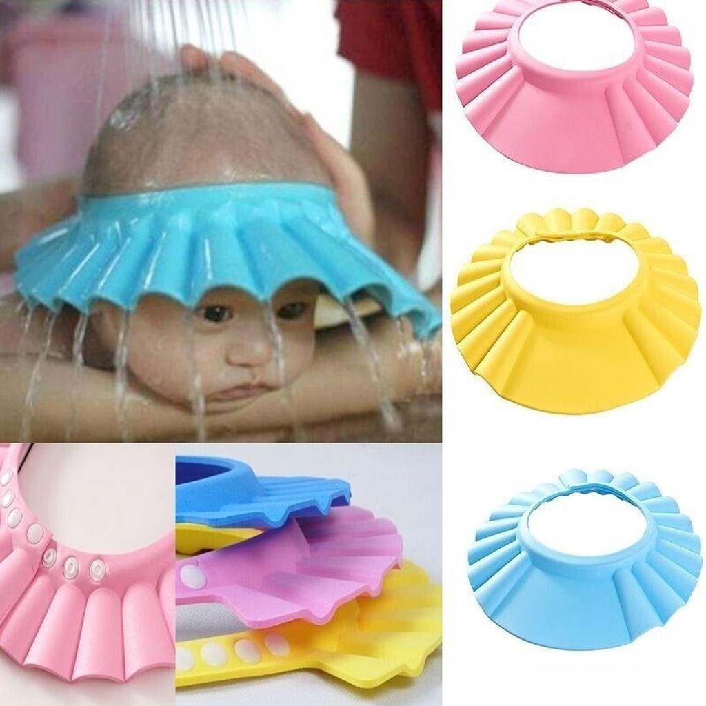 Baby Shampoo Cap Child Shampoo Caps Adjustable Infant Shower Caps Kids