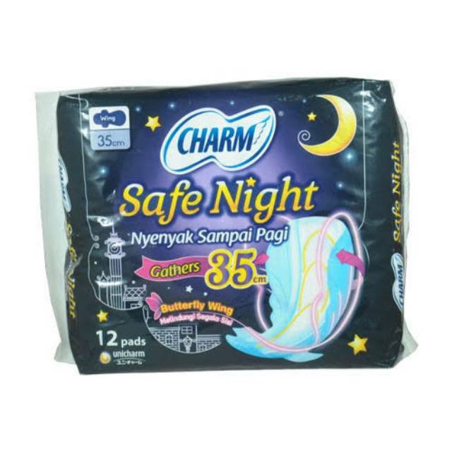 12 Pads / 35cm Safe Night Gathers Charm