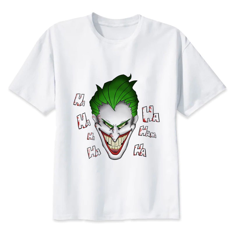 joker print t shirt