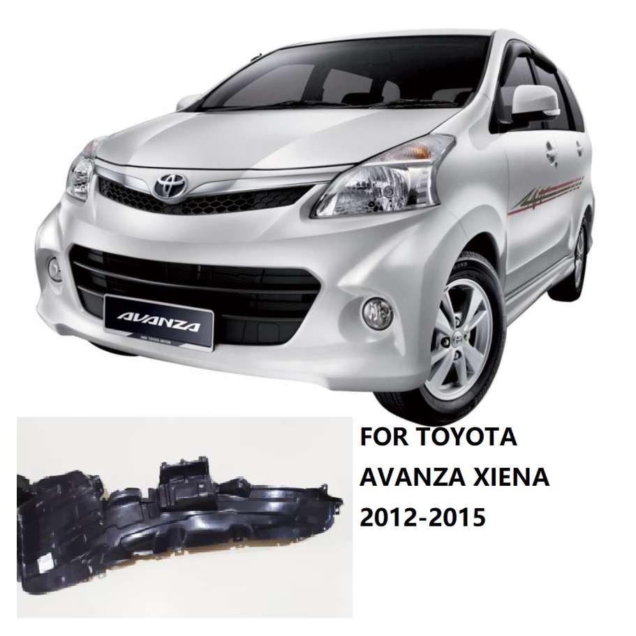 fender liner for Toyota AVANZA XIENA 2012 2013 2014 2015 Front Driver
