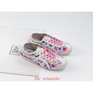 onitsuka tiger floral shoes