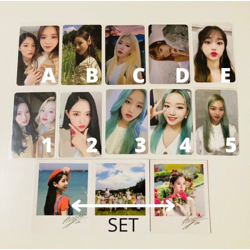 LOONA Assorted Photocards Shopee Philippines