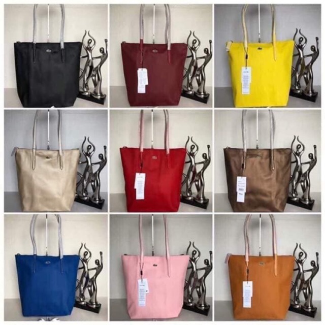 lacoste tote bag vertical