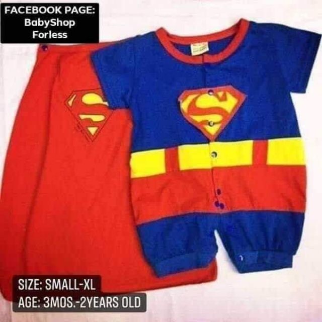 superman romper baby