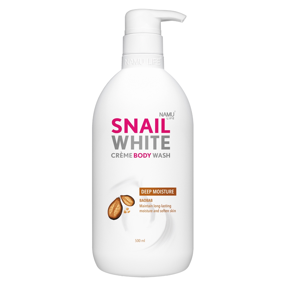 Snail White Creme Body Wash Deep Moisture 500mL Shopee Philippines