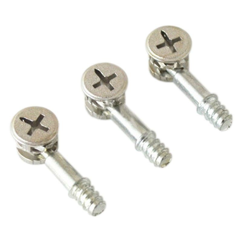 10pcs Furniture Screws Fiting Cap Nuts Connecting Bolts Cabinet