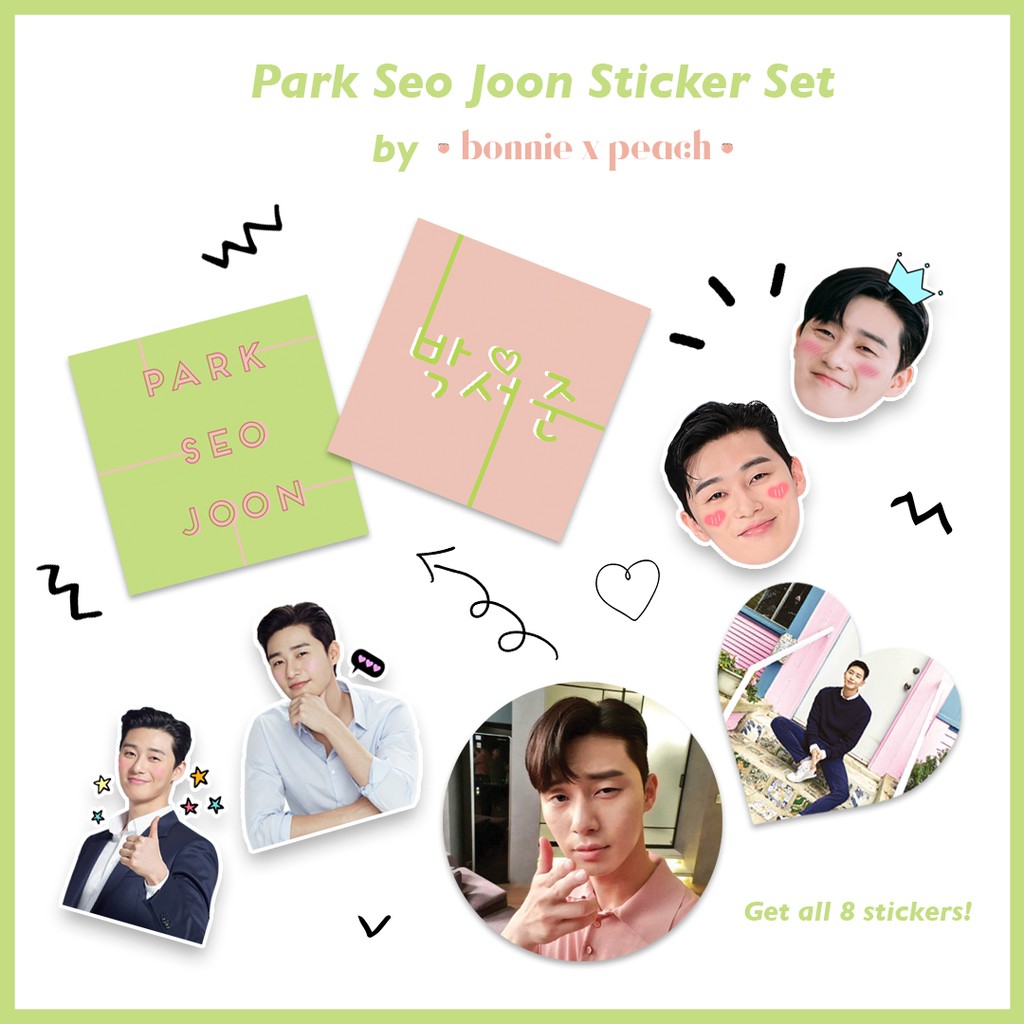 Park Seo Joon Sticker Set Shopee Philippines