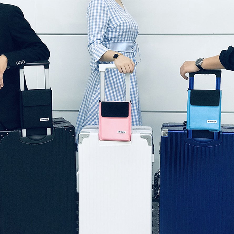 light blue away luggage