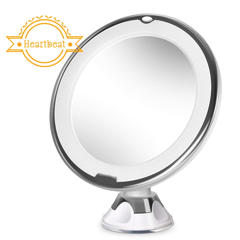 10x Magnifying Lighted Vanity Makeup, 10x Magnifying Led Lighted Makeup Mirror