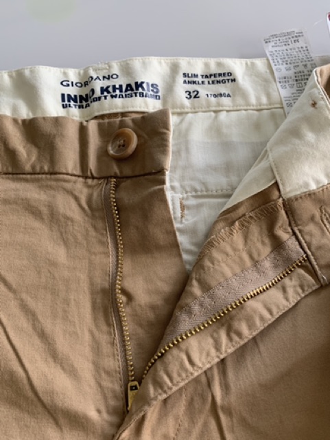 giordano slim tapered ankle length