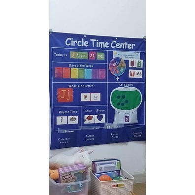 Circle Time Center Classroom Pocket Chart Educational Chart Teaching ...