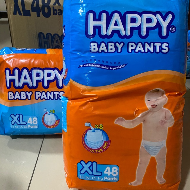 HAPPY PANTS DIAPER XL | Shopee Philippines