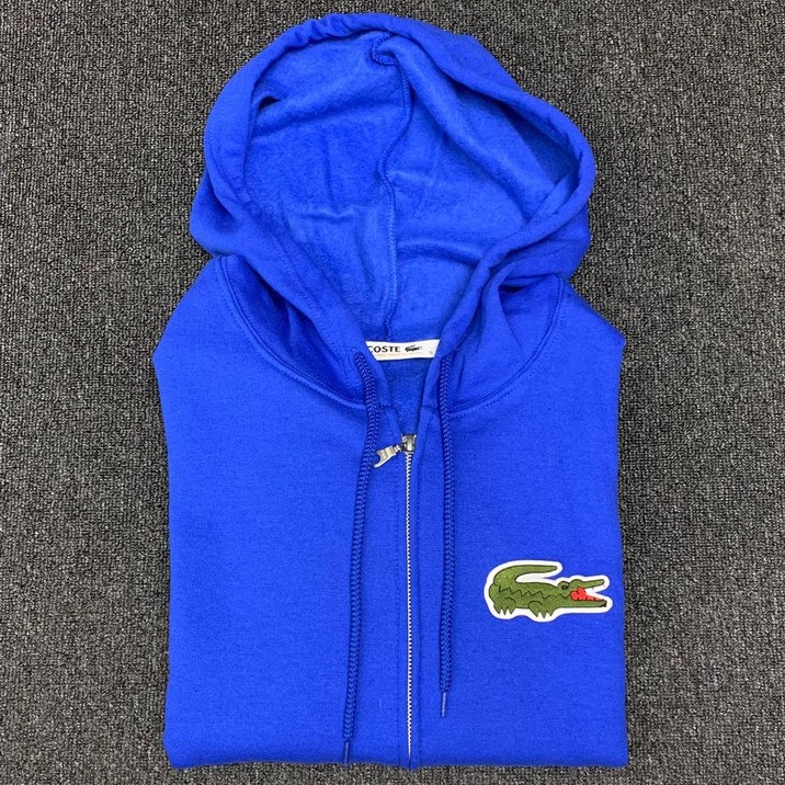 lacoste big logo hoodie