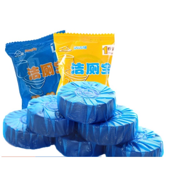 Flush Toilet Cleaner Blue Toilet Blocks Auto Toilet Cleaner Helper ...