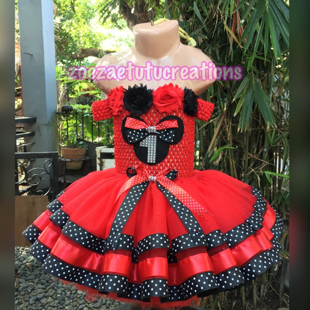 red minnie mouse tutu