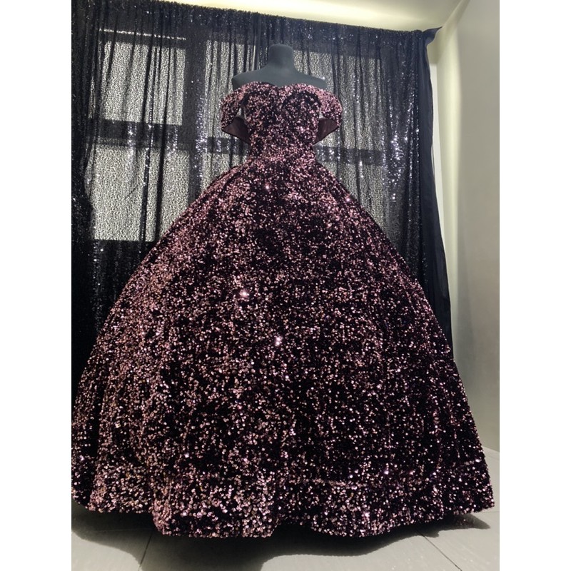 DEBUT GOWN BLACK PINK | Shopee Philippines