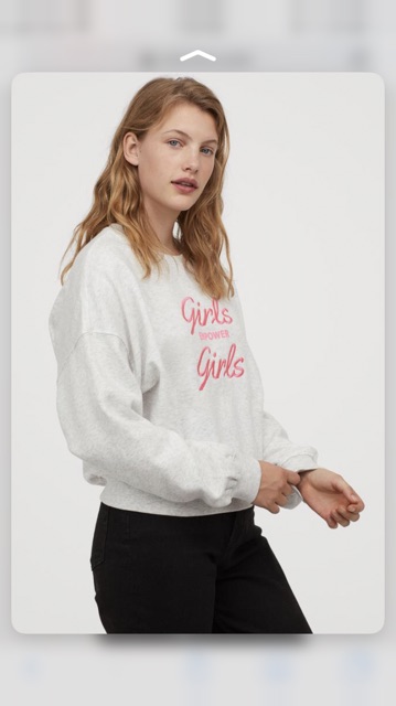 h&m girls sweatshirt