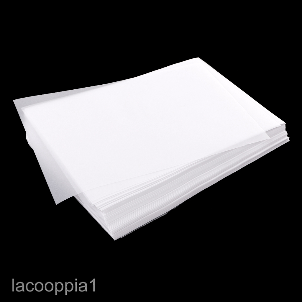 [Ready Stock + COD] 200pcs 63gsm Translucent Vellum Papers Tracing