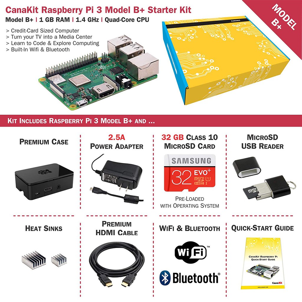 Canakit raspberry pi 4 case raspberry