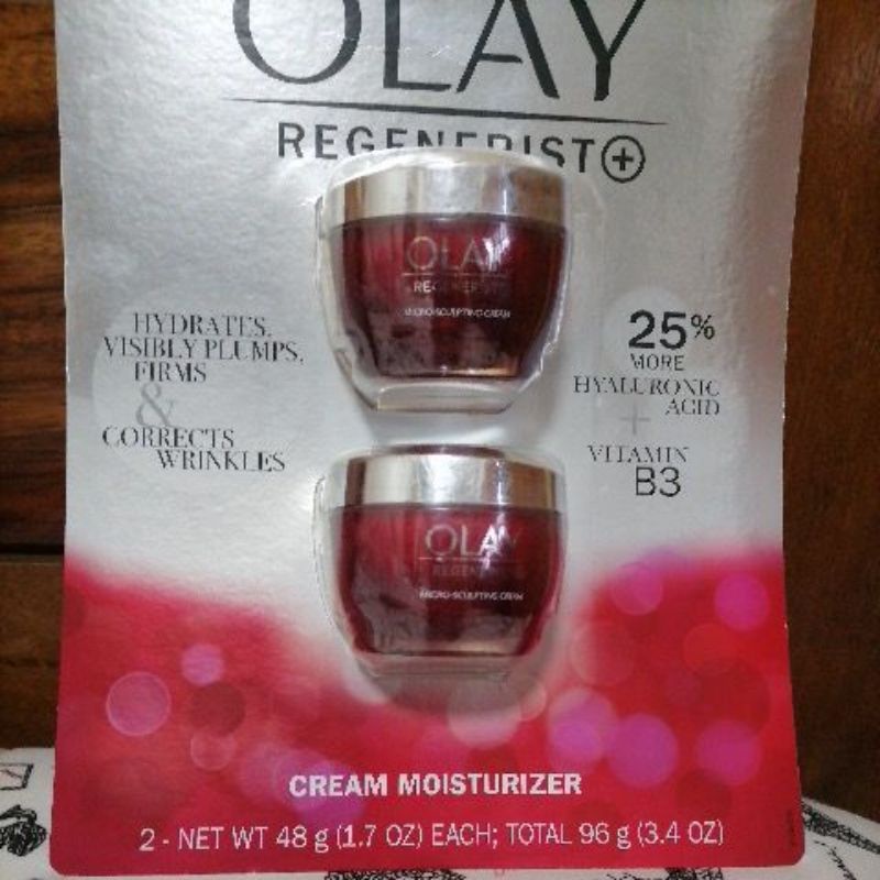 Olay Regenerist+, micro sculpting cream , single jar or bundle pack, 2
