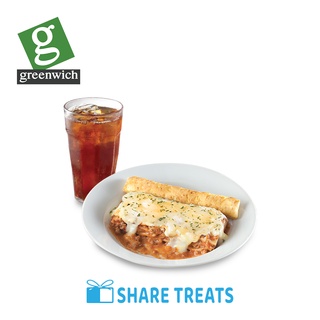 Greenwich Lasagna Supreme with Drink (SMS eVoucher)