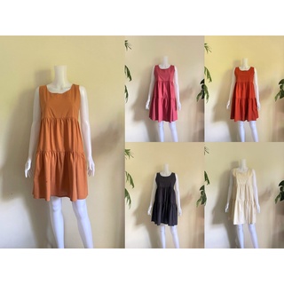 Mall Quality Camille Tier Doll Dress / Soft Linen Fabric / Casual Summer Dress / Pretty Dress / Teen