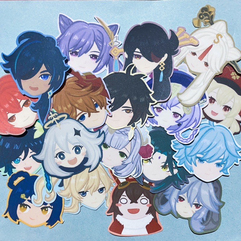 Genshin Impact Chibi Stickers Vol 1 Shopee Philippines