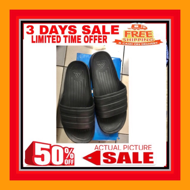 adidas slides triple black