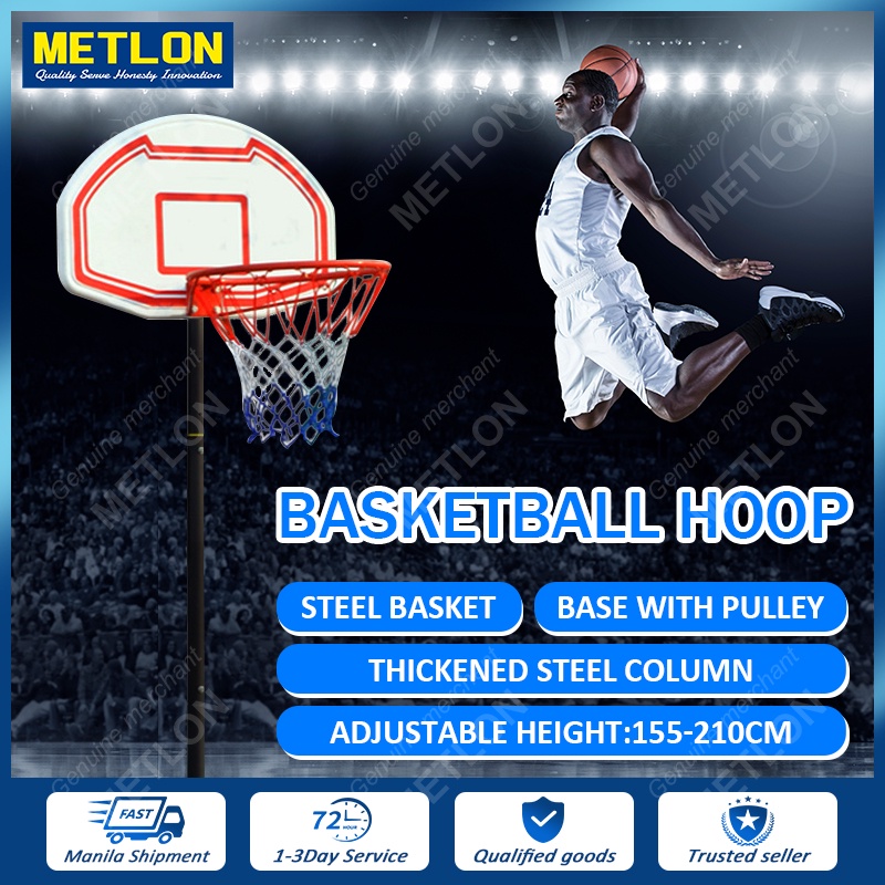 Basketball ring Backboard with stand Heightadjustable Set For Kids and