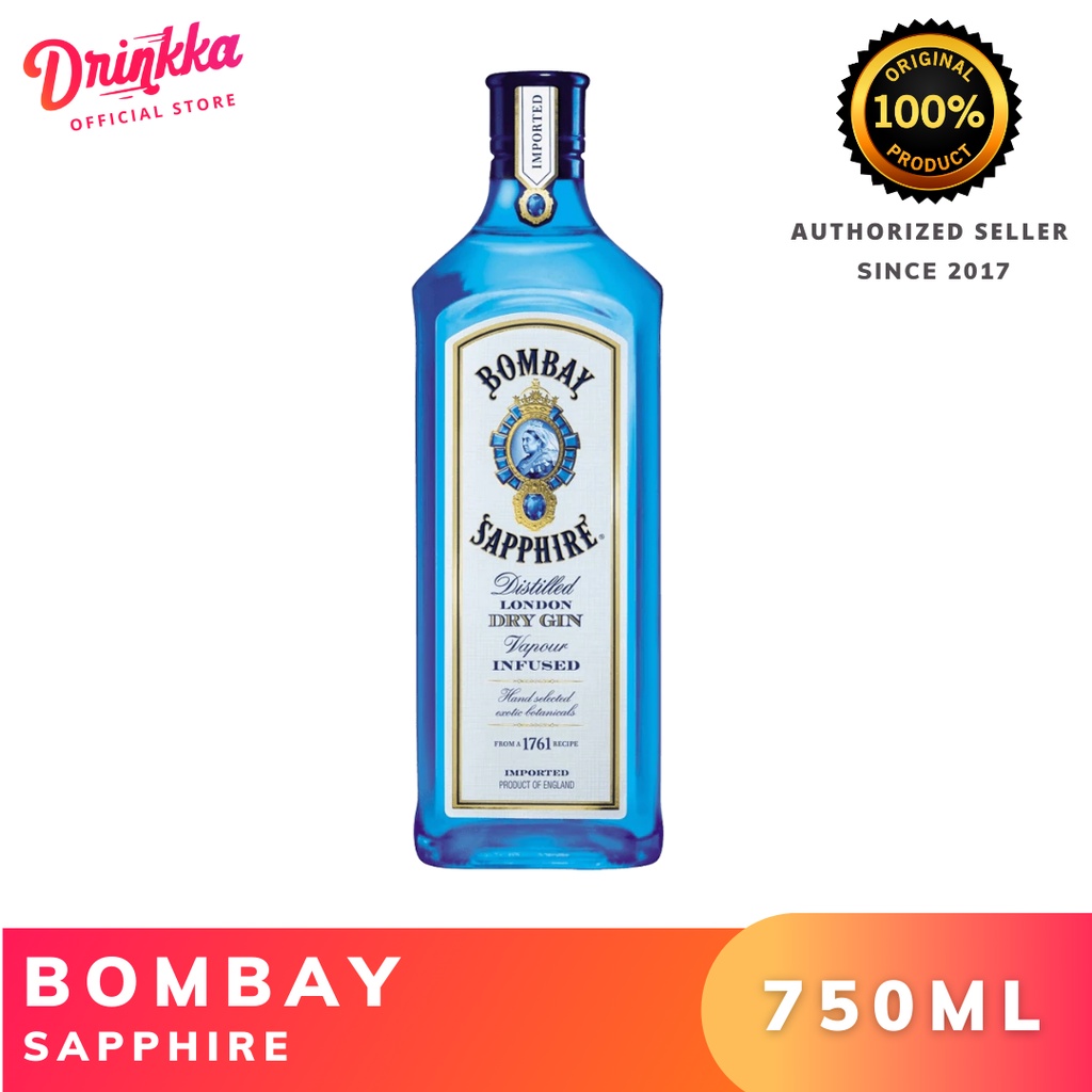 Bombay Sapphire 750ml London Dry Gin Shopee Philippines