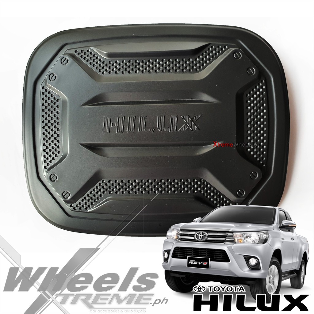 Toyota Hilux Conquest 20182023 4x4 Gas tank cover matte black OFF ROAD