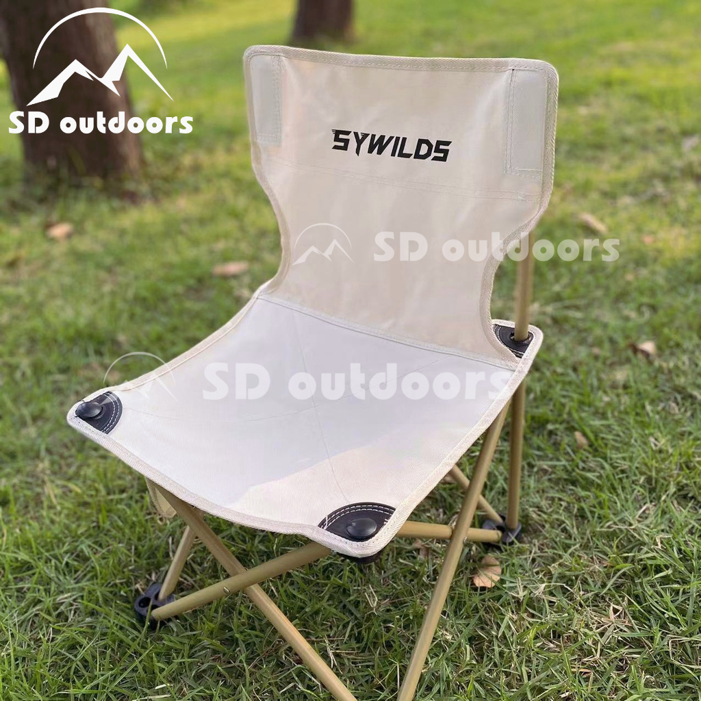 Outdoor Foldable Chair Portable Camping Picnic Beach Chair White