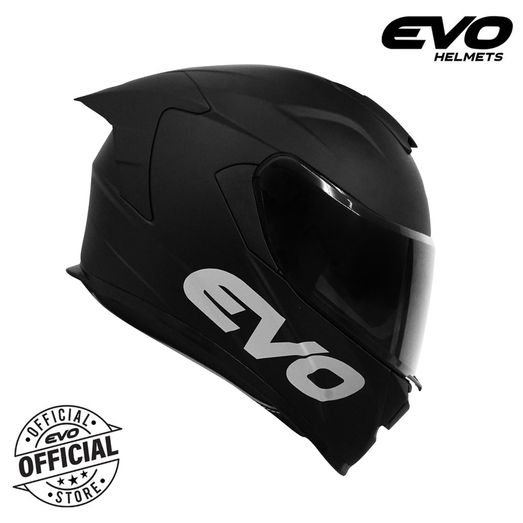 Evo Gt Pro Plain Full Face Dual Visor Helmet Lazada Ph