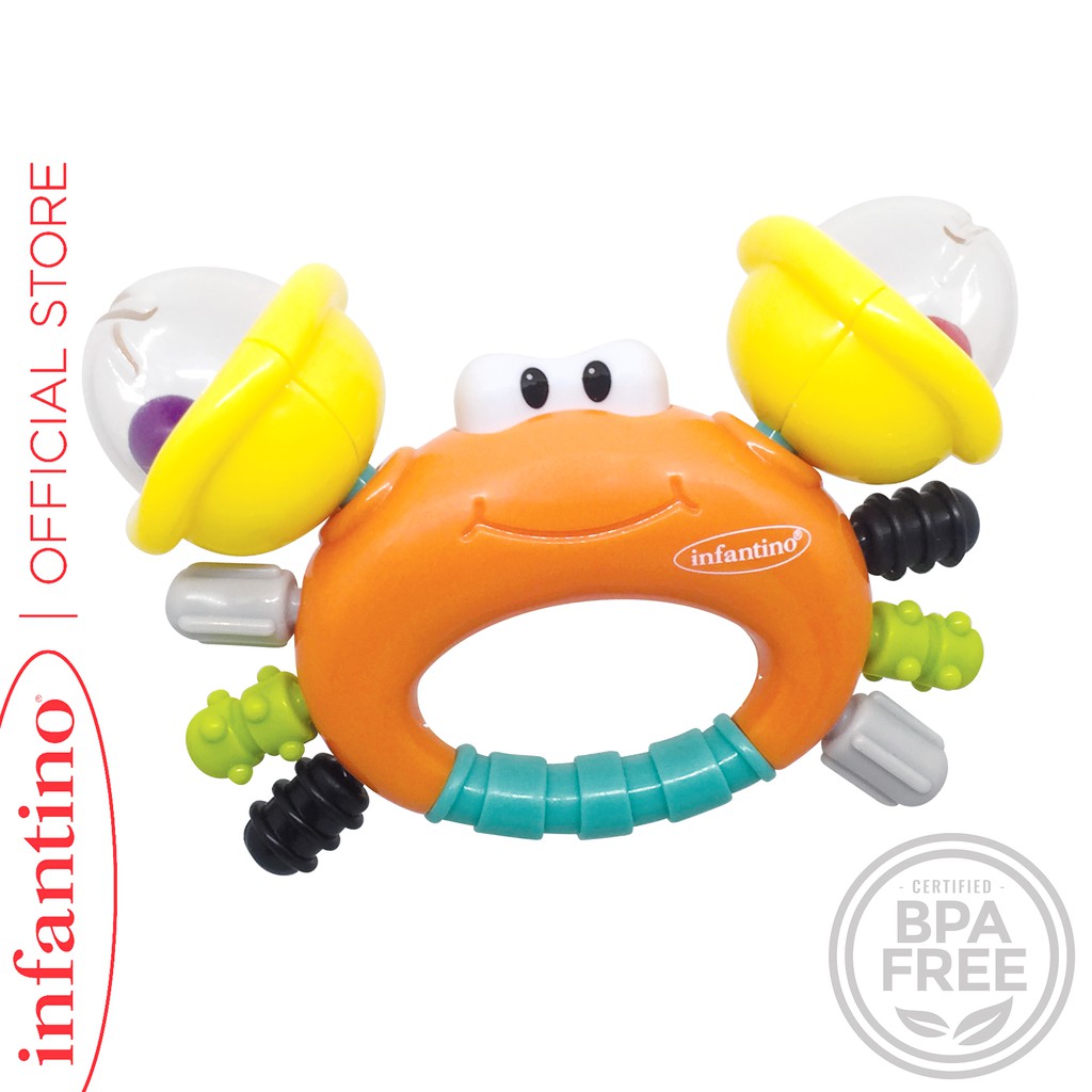 infantino rattle teether