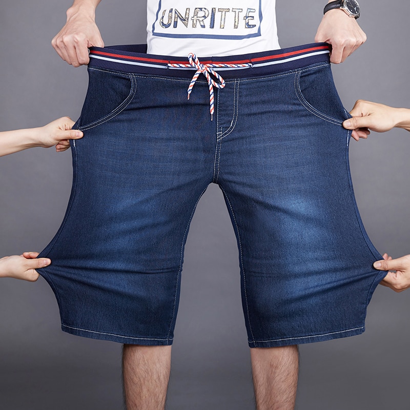 mens elastic waist stretch jeans