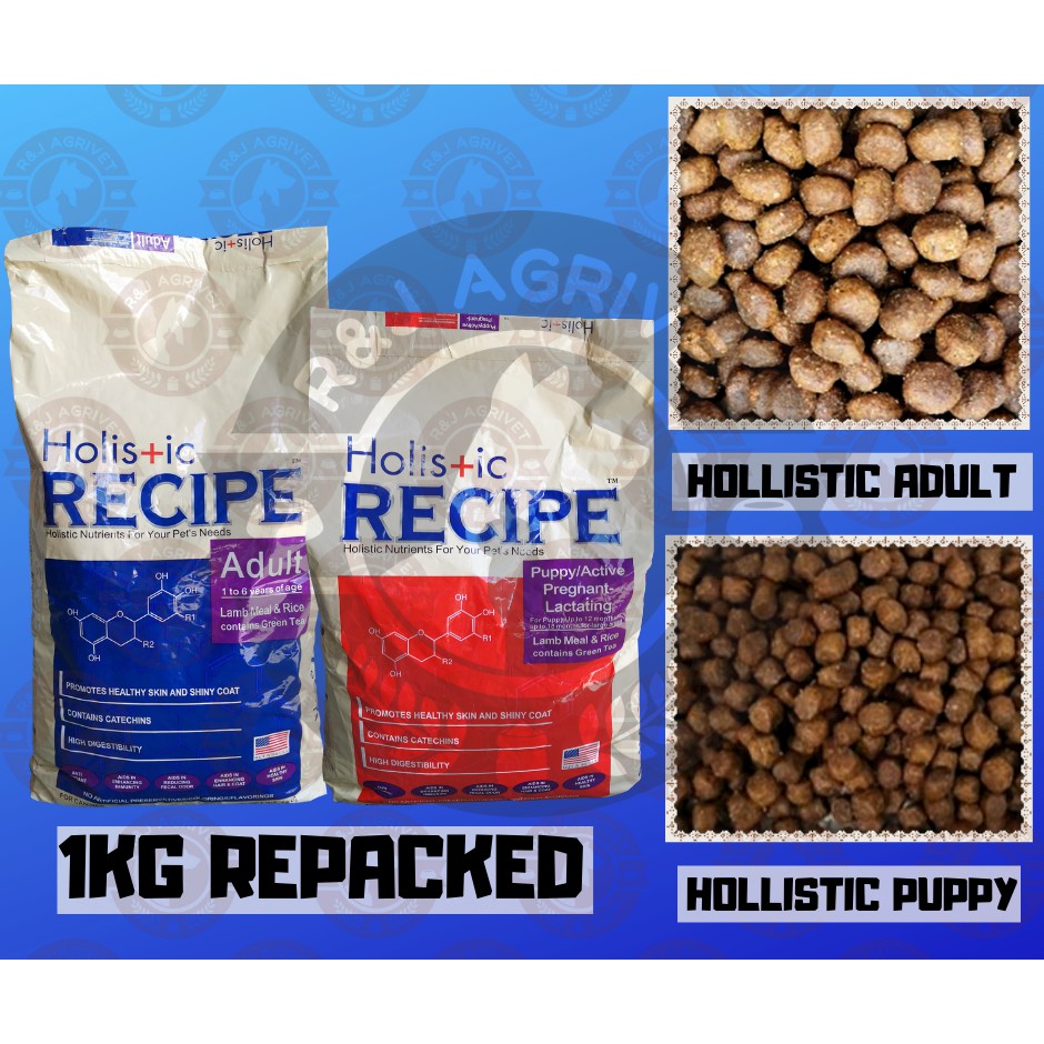 HOLISTIC RECIPE ADULT AND PUPPY DOG DRY FOOD 1KG Shopee Philippines