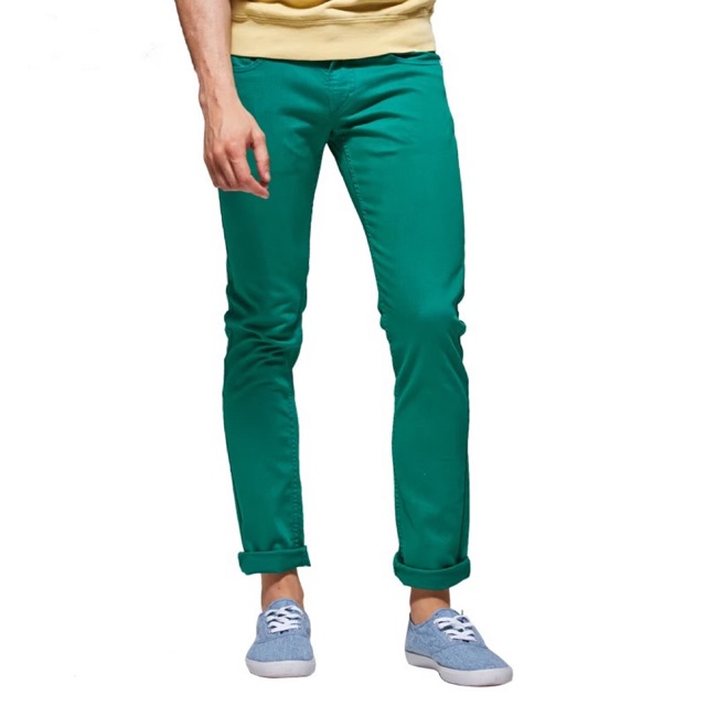 Cotton green yellow Red Color Stretchable Pants | Shopee Philippines