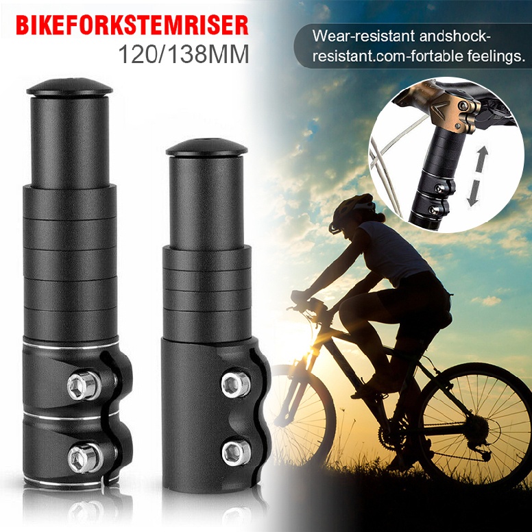 Mountain Bike Handlebar Extender Front Fork Stem Riser Extension