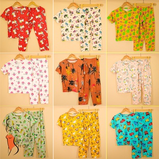 SS Terno Pajama Duster Sleepwear Characters Cotton Direct Supplier Kids and Adult