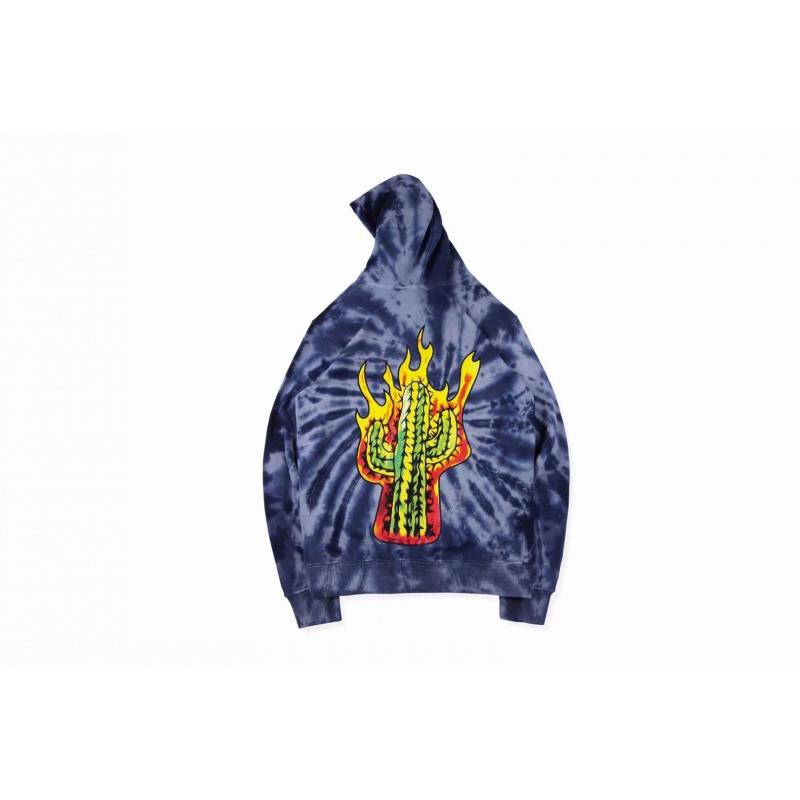 tie dye merch hoodie