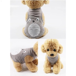 【Flash Sale】Cartoon dog clothes thin section sports Vest for shih tzu pet damit ng pusa 【XS-XXL】2022 #7