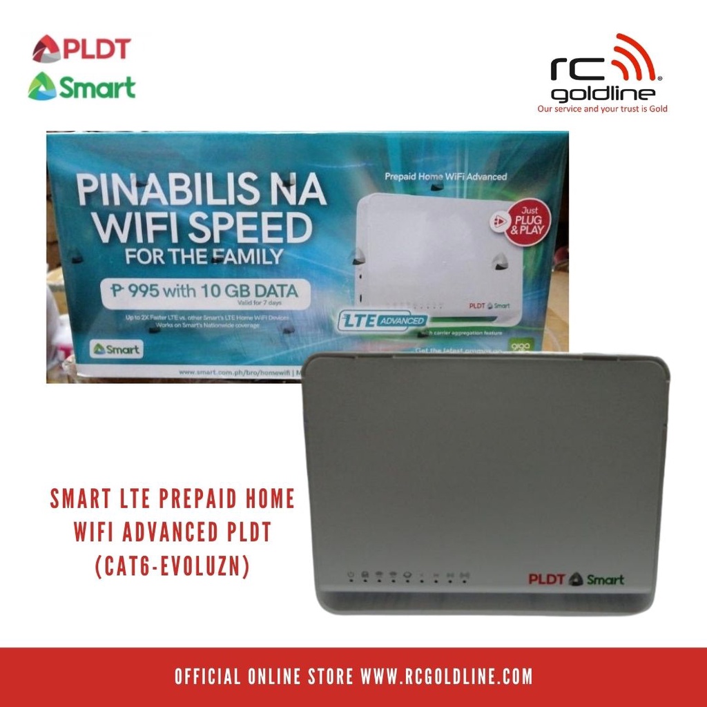 PLDT Prepaid Home WiFi Advanced/Prepaid Wifi (Cat 6- EVOLUZN ID4)/RC ...