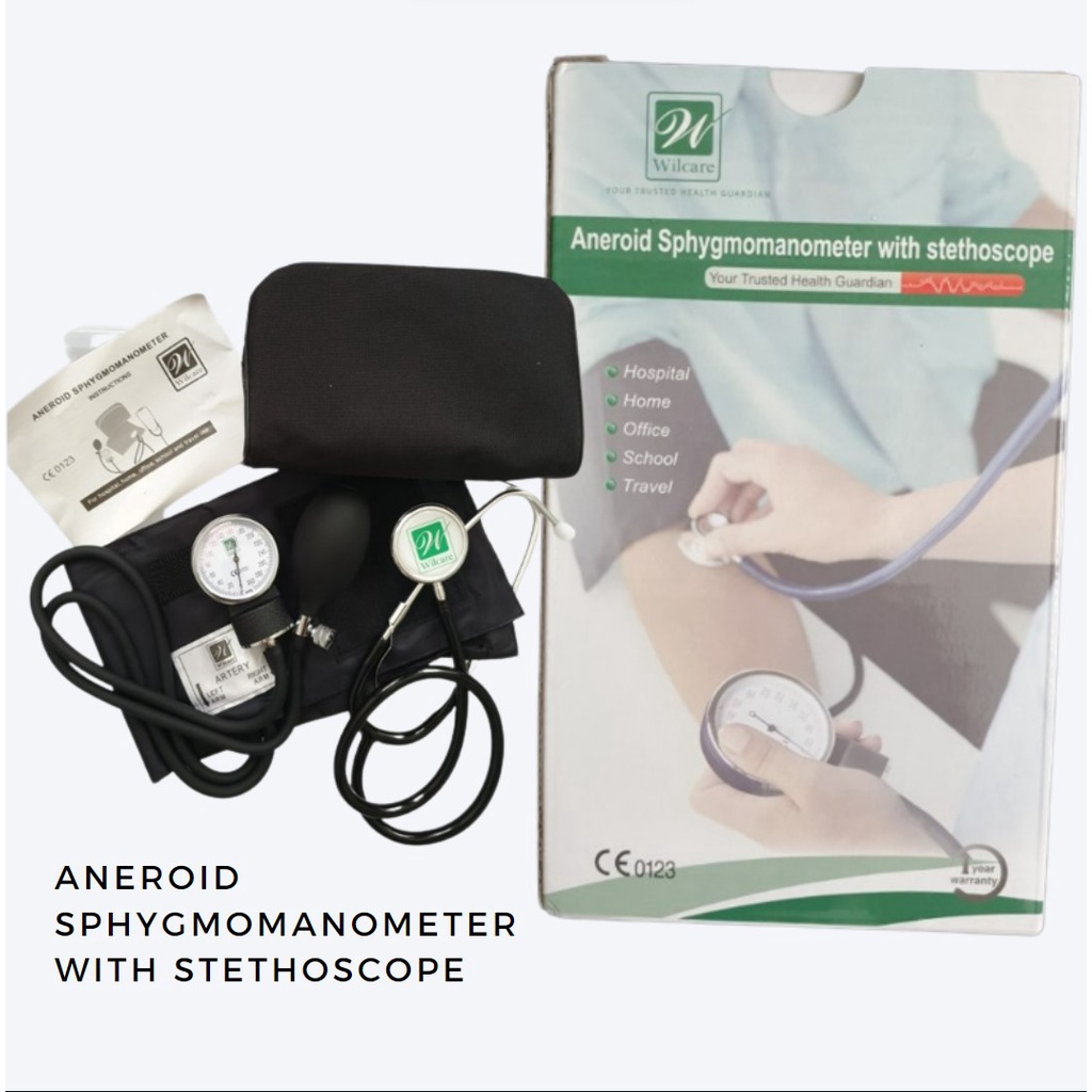 ANEROID SPHYGMOMANOMETER WITH STETHOSCOPE Shopee Philippines