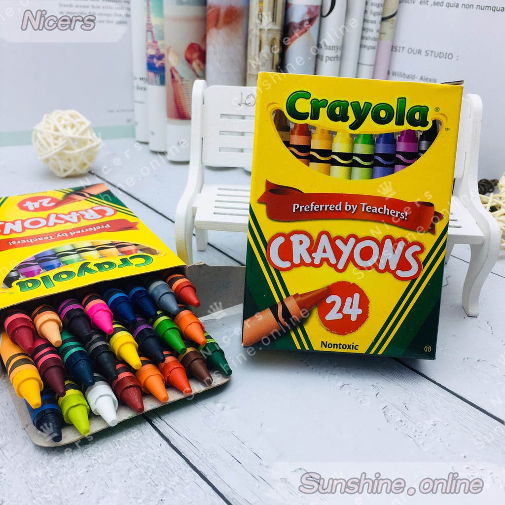 Original Crayola 24colors Crayons Shopee Philippines
