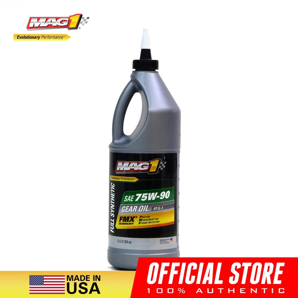 MAG 1 75W90 Full Synthetic GL5 Gear Oil 1qt (946ml) Shopee Philippines