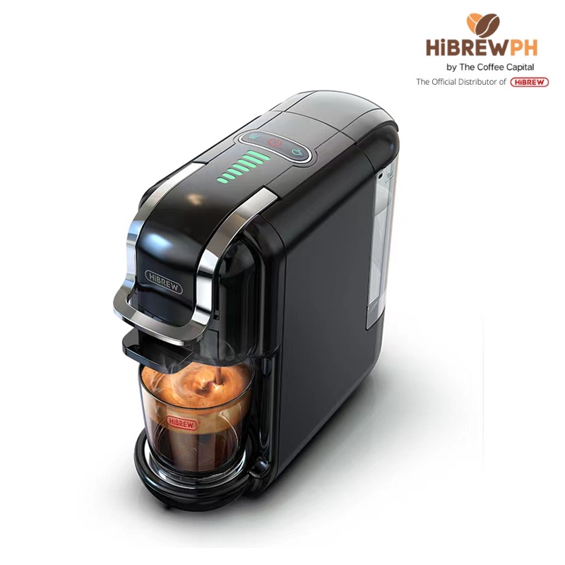 HiBREW 5 in 1 Capsule Coffee Machine Hot/Cold Dolce Gusto Milk
