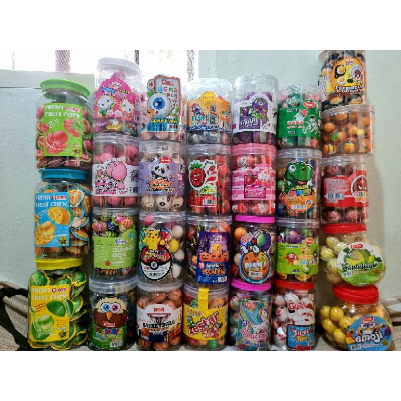 Mixed Fruit Jam Gummy Sold Per Jar PangBenta LootBagFillers 30pcs