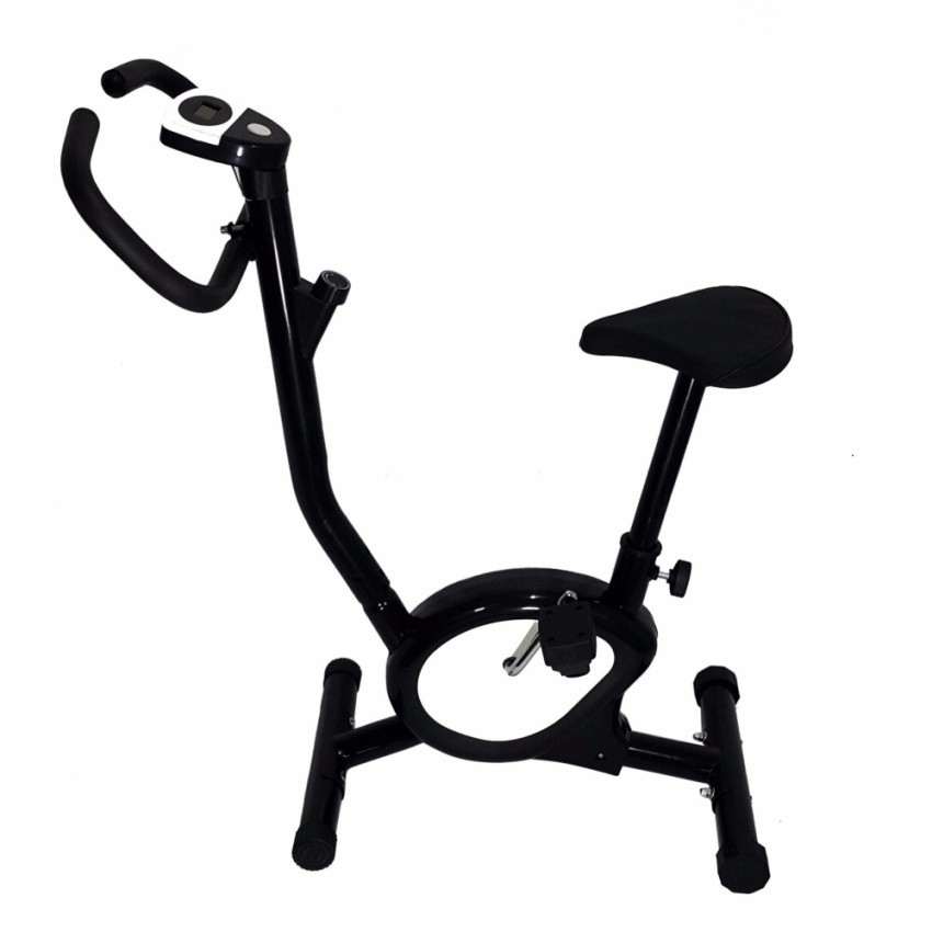 white exercise bike